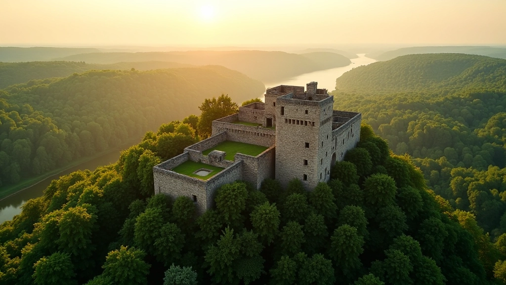 Turaida Castle viewpoint overlooking Gauja valley